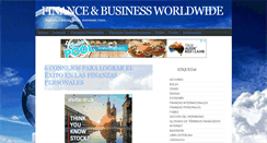 Desktop Screenshot of financebusinessworldwide.com